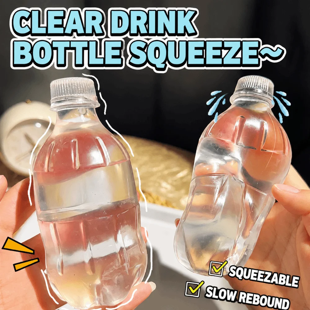 Super Soft Mineral Water Bottle Squeeze Toy Filler-Maltose Shapeable Stress Relief Sensory Toy Slow Rebound Reusable