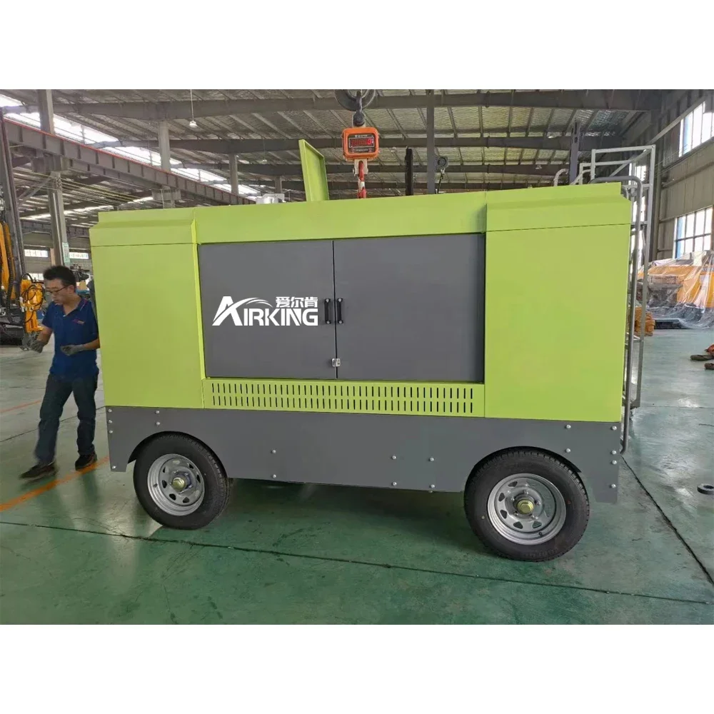 Low Fuel Consumption 848Cfm 188psi Diesel Air Compressor Price 194kw Mobile Compressor Air