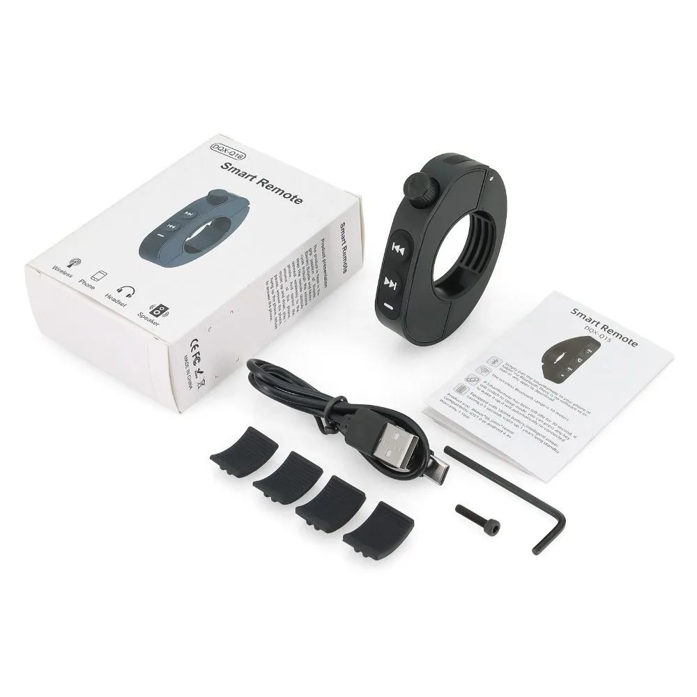 Waterproof Motorcycle Handlebar Controller Hands-free Calls Smart Remote Steering Wheels Switch Rechargeable