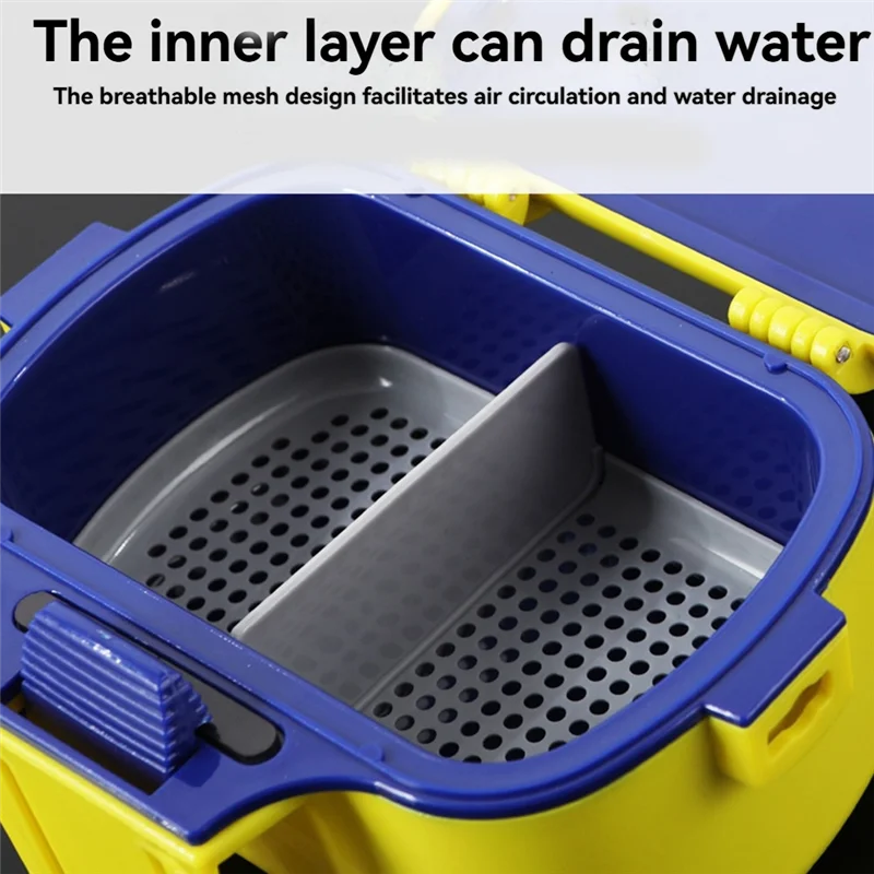 

AA05 Versatile Fishing Bait Box Fish Hook Lure Fake Bait Box Breathable Moisture-Retaining For Earthworms And Live Lures