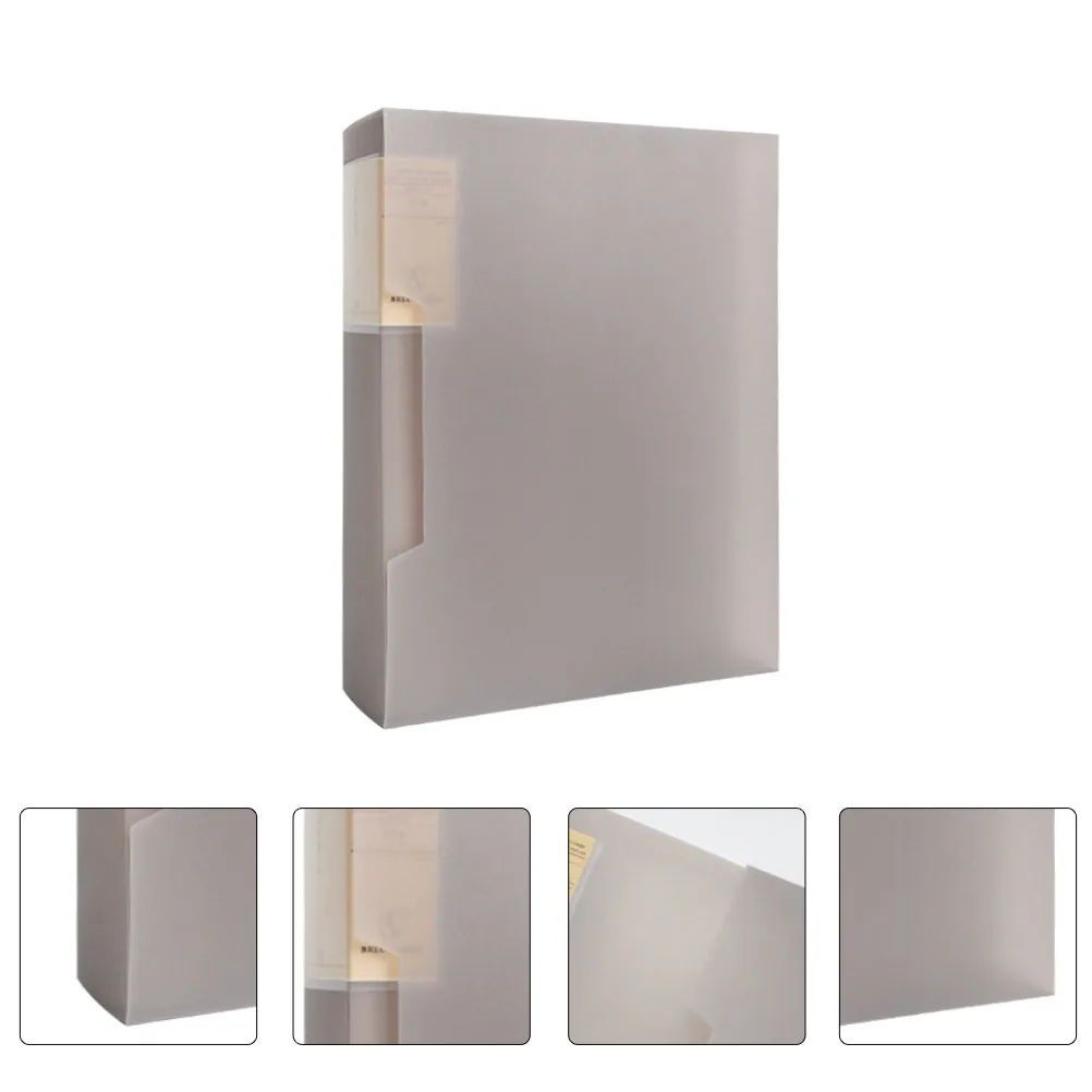 

1Pcs A4 File Storage Folder PP Material with Protective Shell Paper Folder Document Organizer for Office School
