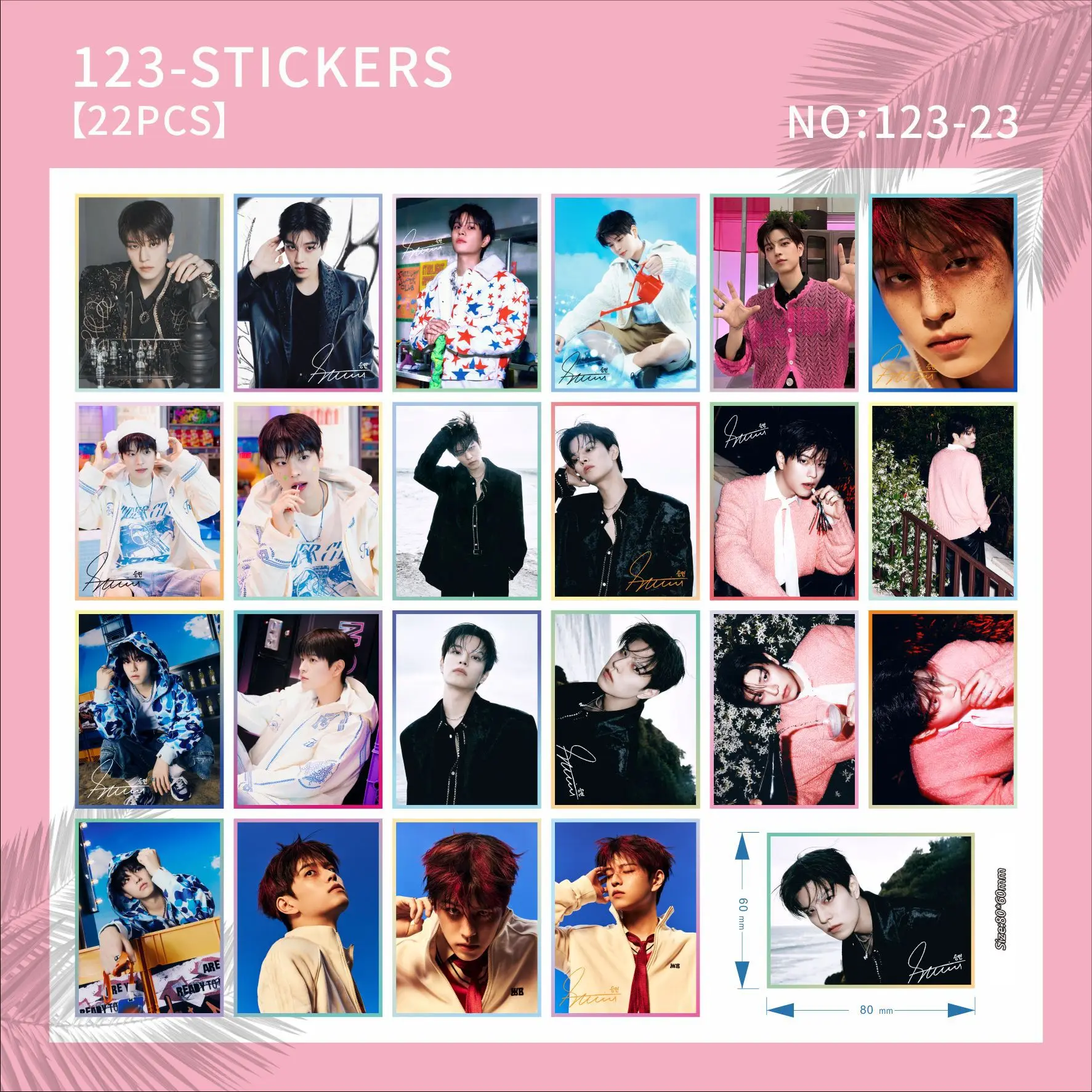 هدية السنة الجديدة ملصقات SKZOO الضالة للأطفال 22 ملصقات K-Pop عالية الوضوح ملصقات أمتعة مقاومة للماء ملصقات مربعة لـ Journa