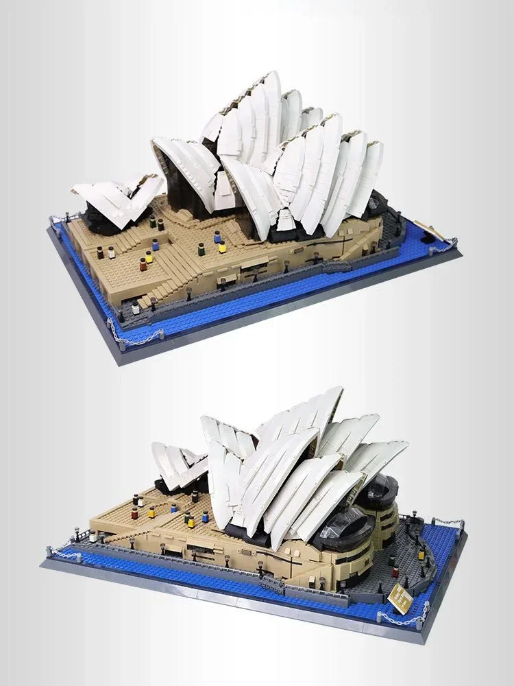 Famous Architecture Australia Sydney Opera House City Model Building Blocks Bricks Christmas Gifts Birthday Toys