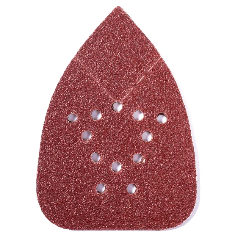 50pcs-set 2500pcs-carton 60 grit hook loop mouse sanding pads abrasive sandpaper for B L A C K D E C K E R Detail Sander