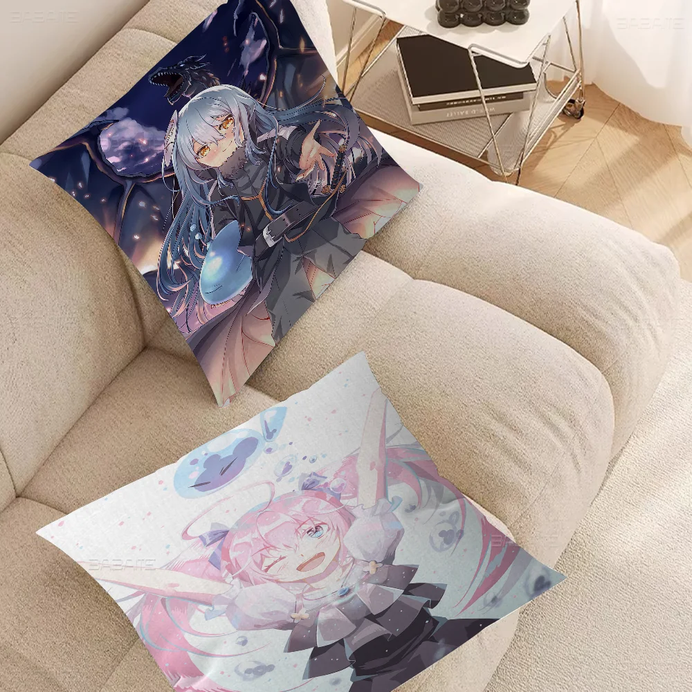 

That Time I Got Reincarnated As A Slime Personalized Picture Text Home Decorative Pillows Household Gifts 45x45cm