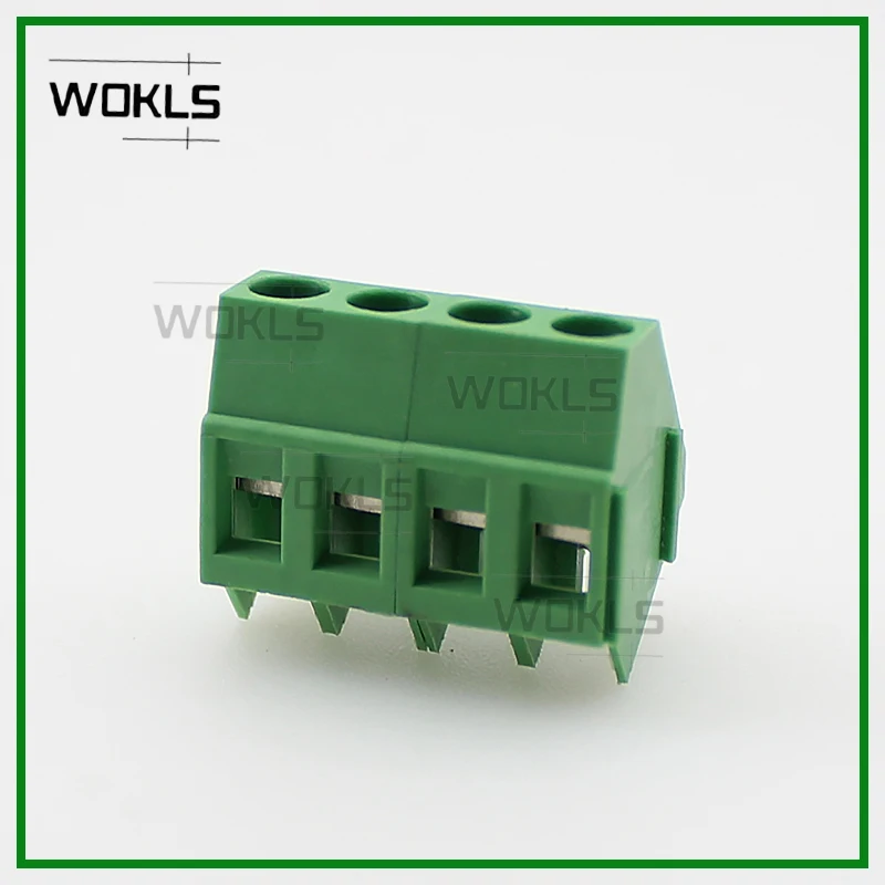 50PCS/100PCS 45 degree pcb screw terminal block / clamp connector brass kf103-5.0 DG103-5.0mm SMKDSP1.5/-5.0 ELK500S