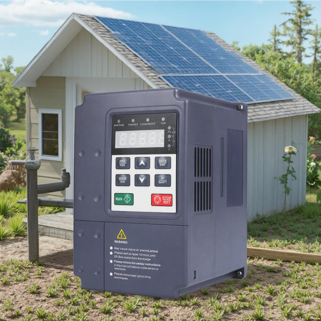 Solar Pump Inverter 5.5Kw Three Phase - Yüksek Performanslı 5.5kW VFD Vektör İnvertör,