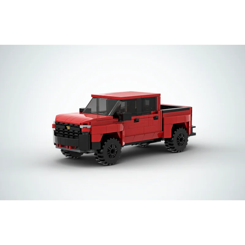 MOC Off Road Car Building Blocks Pickup Truck Bricks Cross Country Jeep SUV Humvee  Race City Overland Technical vehicle