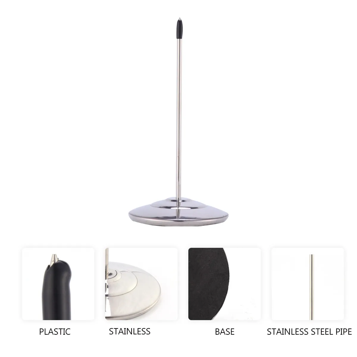 

Держатель для чеков из нержавеющей стали, настольный органайзер для документов, счетов и меню