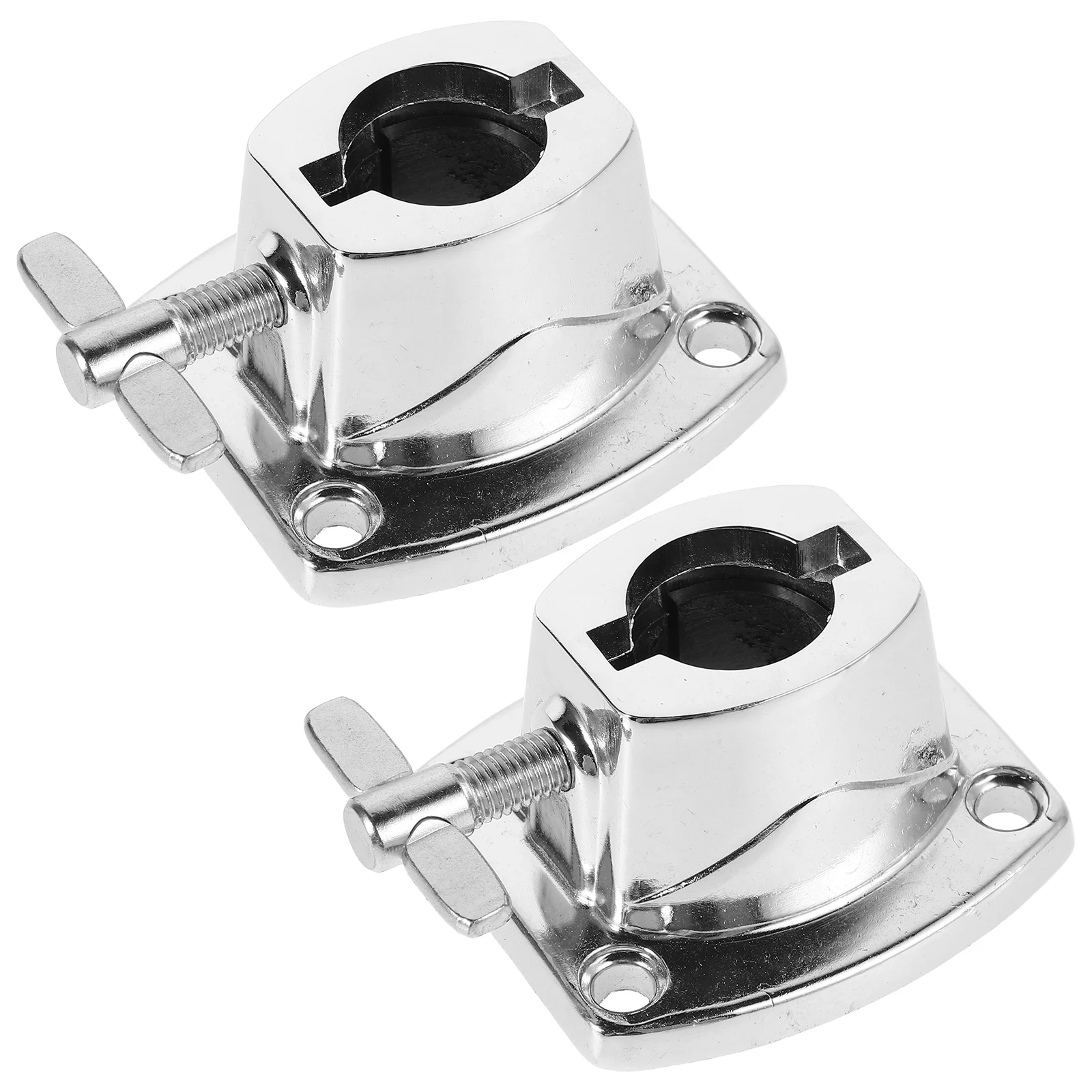 

2pcs Sturdy Rack Base Plate Adjustable Cymbal Mount Brackets Durable Metal Accessories Universal Kit Replacement Parts