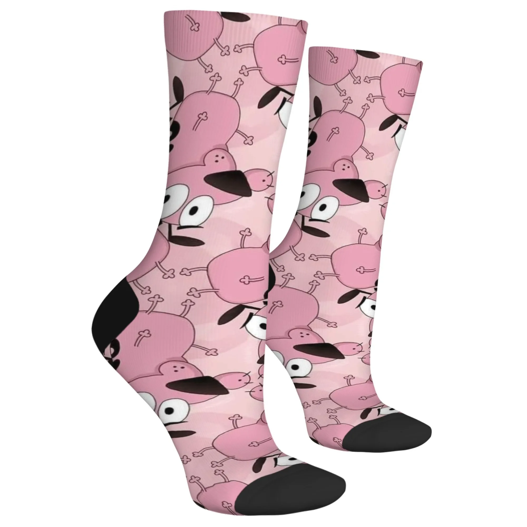 Brave Cartoon Funny Dog Cute Socks Harajuku Retro Crew Socks Soft Skin-friendly Breathable Unisex Novel Happy Hip-hop Socks Gift