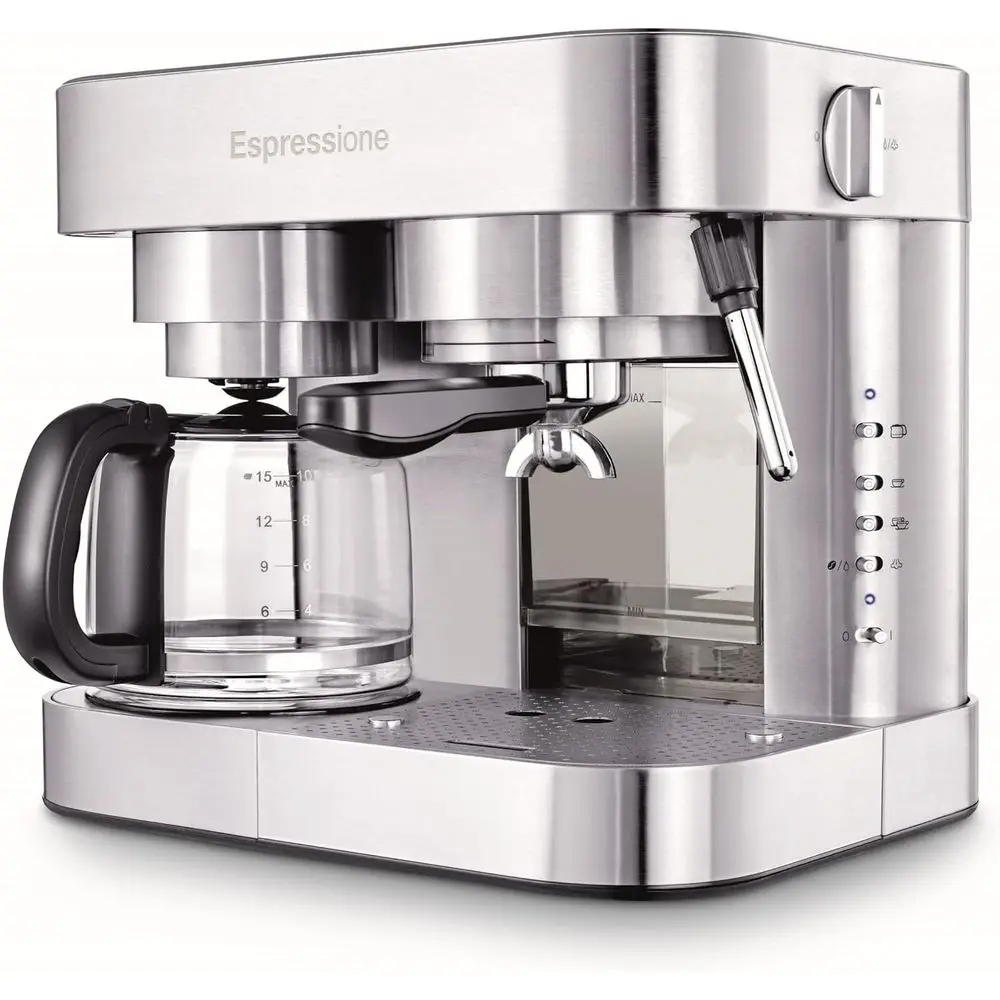 

Combination StainlSteel + Coee Maker, 10 cups