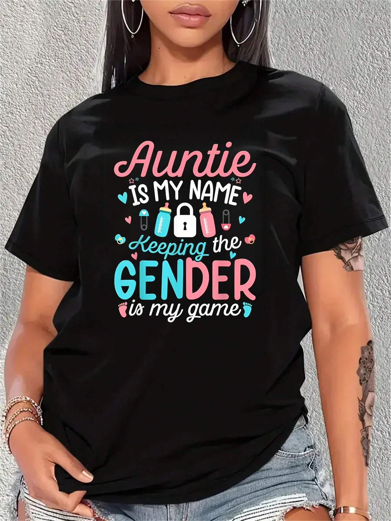 Party Games Quotes - T-shirt graphique humoristique pour femmes, taille