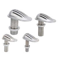 MJS023 Stainless Steel 316 Marine Boat Intake Strainer Thru‑Hull Water Pickup Filter Scoop Water Intake Strainer