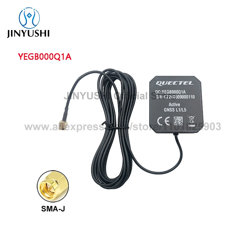 GNSS RTK Antenna Quectel YEGB000Q1A GPS L1 L5 Magnet Patch SMA Male High-precision LC29H Amplifier For LC29HEA