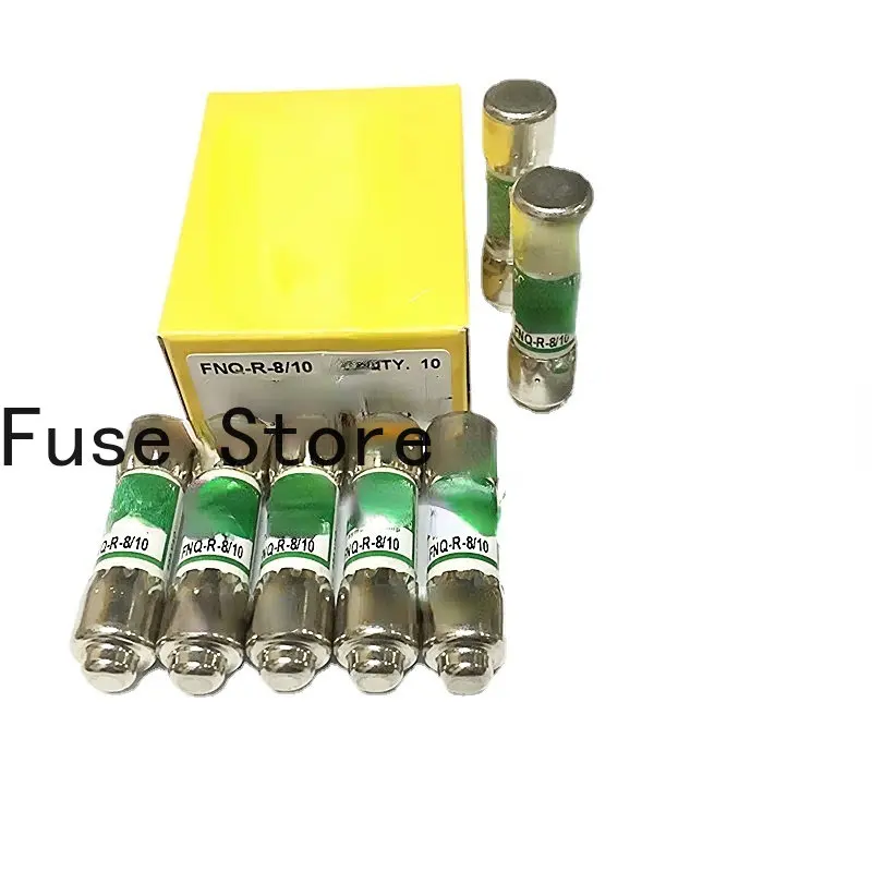 10PCS CC-TRON Fuse 10 * 38 Ceramic  FNQ-R-8/10 0.8A 600V