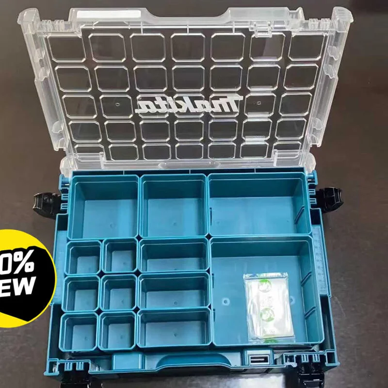 Makita 191X81-0 Tools Accessories Parts Box Detachable High Quality Drill Bits Screw Accessory Case 295*395*110cm