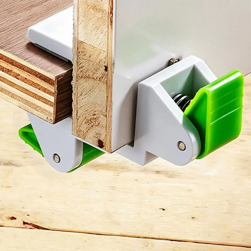 Woodworking Quick‑closing Scribe Jig Installation Clamp Wardrobe Filler Board Marker With Anti‑slip Rubber Pad Carpentry Work