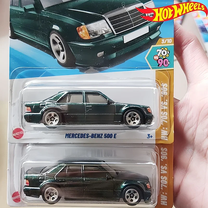 

Коллекционная модель автомобиля Hot Wheels в масштабе 1:64, литая под давлением, «Mercedes-Benz 500 SEC AMG '89», игрушка для детей и коллекционеров автомобилей