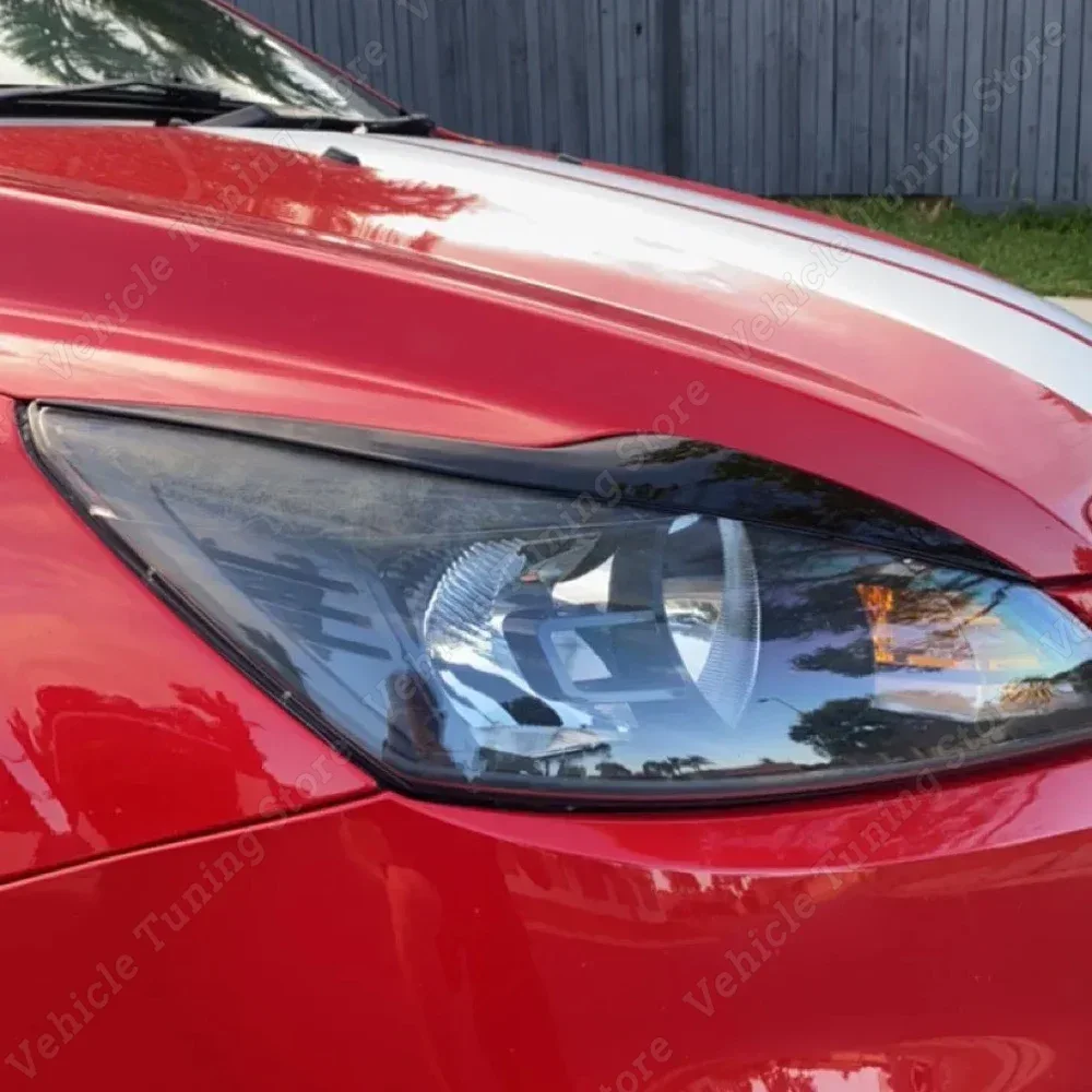 For Focus MK2 MK2.5 2008-2011 Front Headlight Eyelid Eyebrow Trim Head Lamp Decorative Cover Sticker Car Accessories Body Kits
