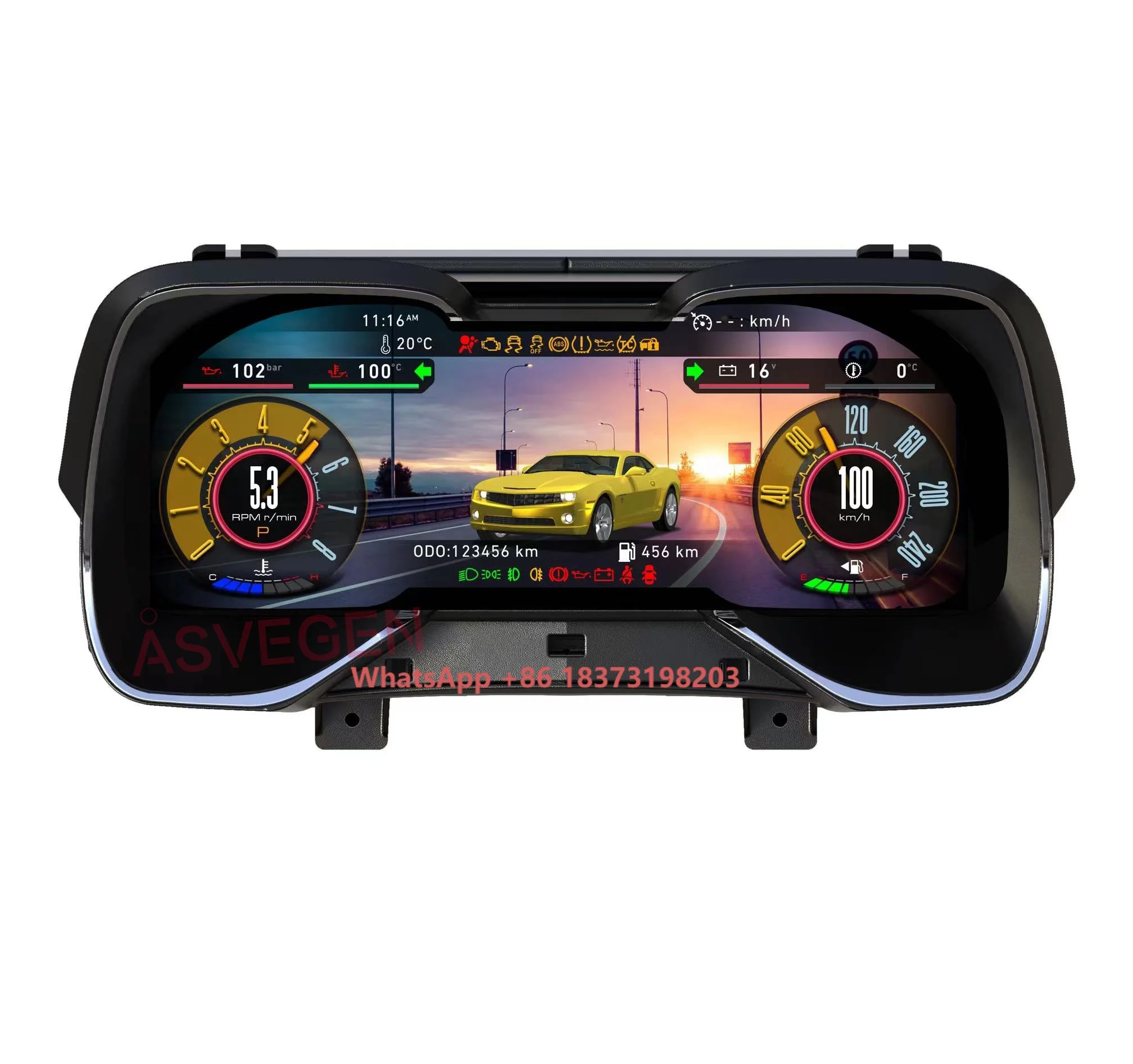 

Car Digital Cluster LCD Dashboard Panel Display for Chevrolet Camaro/Comaro/CC 2010-2015 LCD Dashboard Instrument