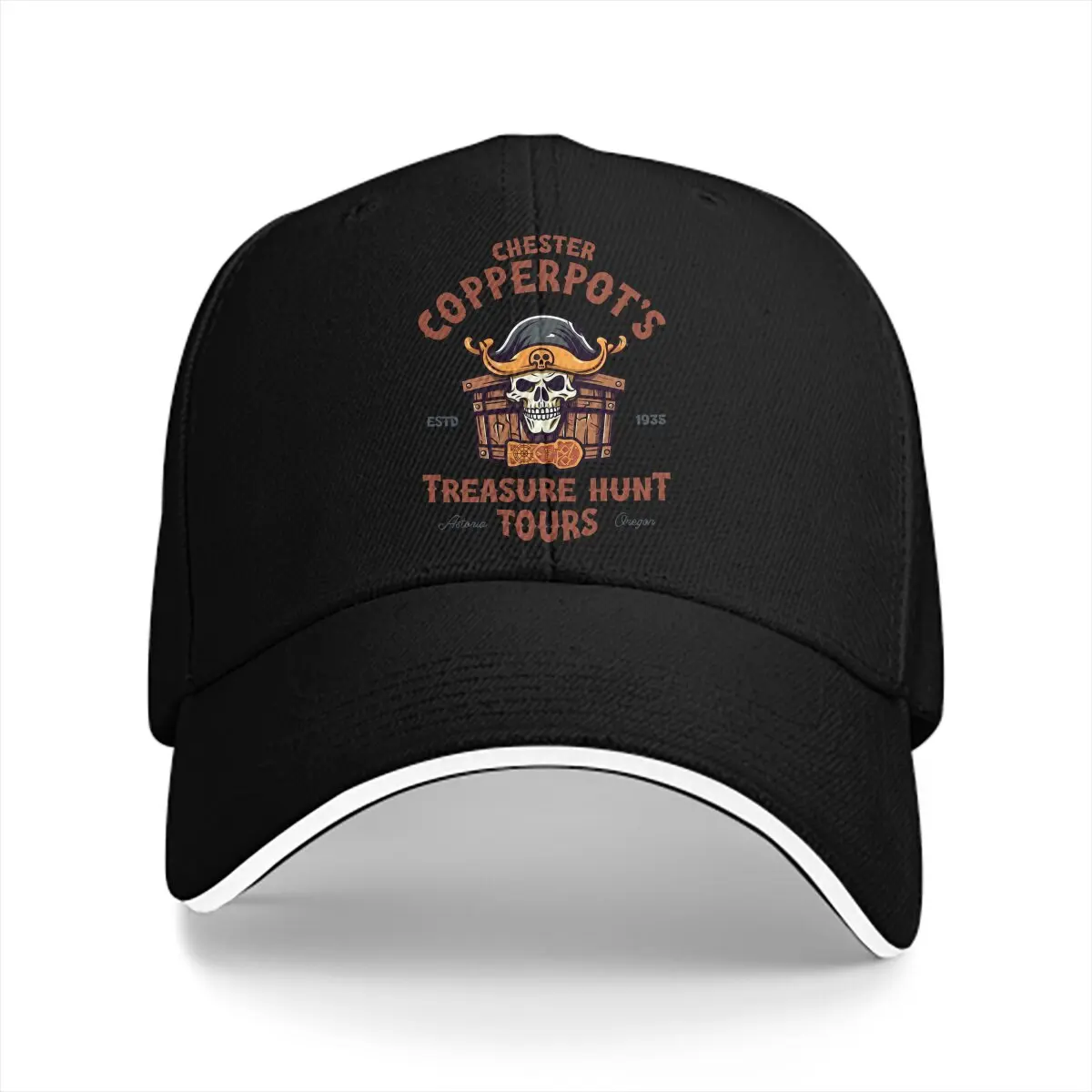 Chester Copperpot's Treasure Hunt Tours Baseball Cap Men Hats Women Visor Protection Snapback The Goonies Movie Caps