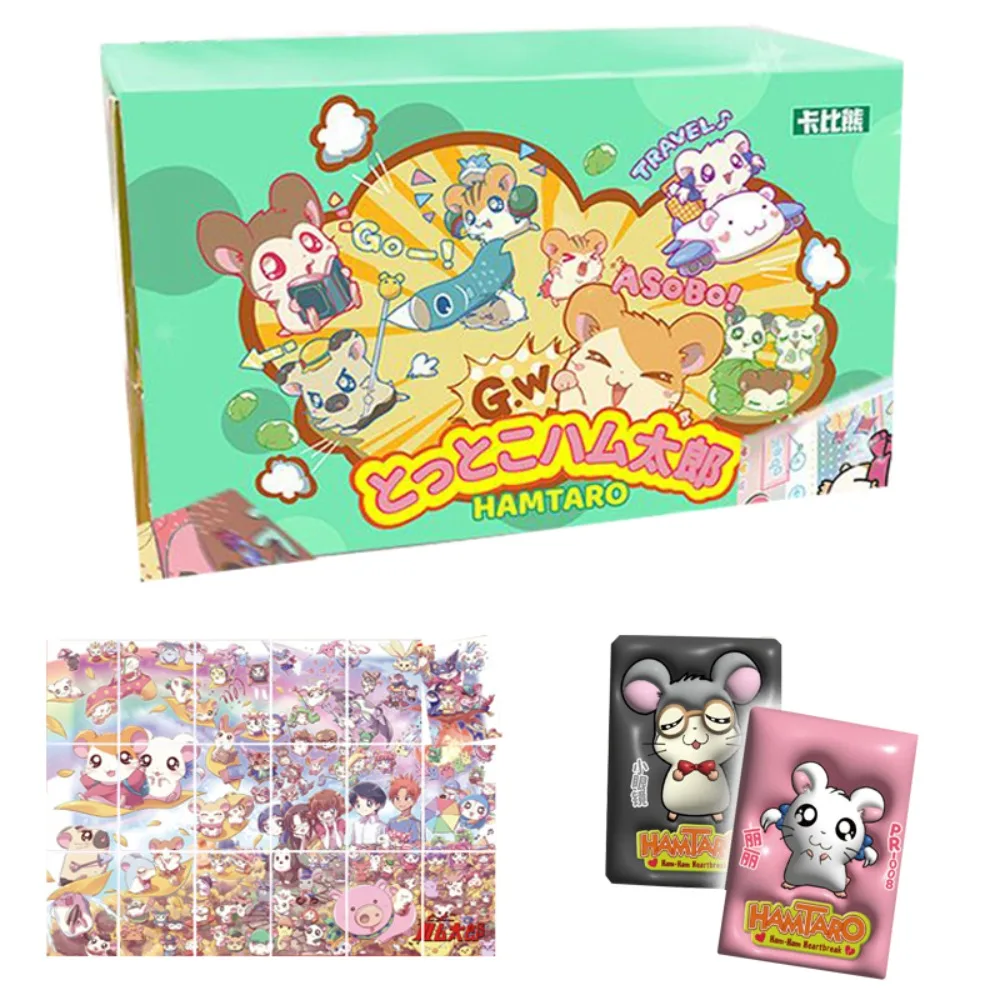 

Original Hamtaro Card For Children Fantastic And Relaxed Daily Life Howdy Cappy Snoozer Limited Game Collection Card Kids Gifts