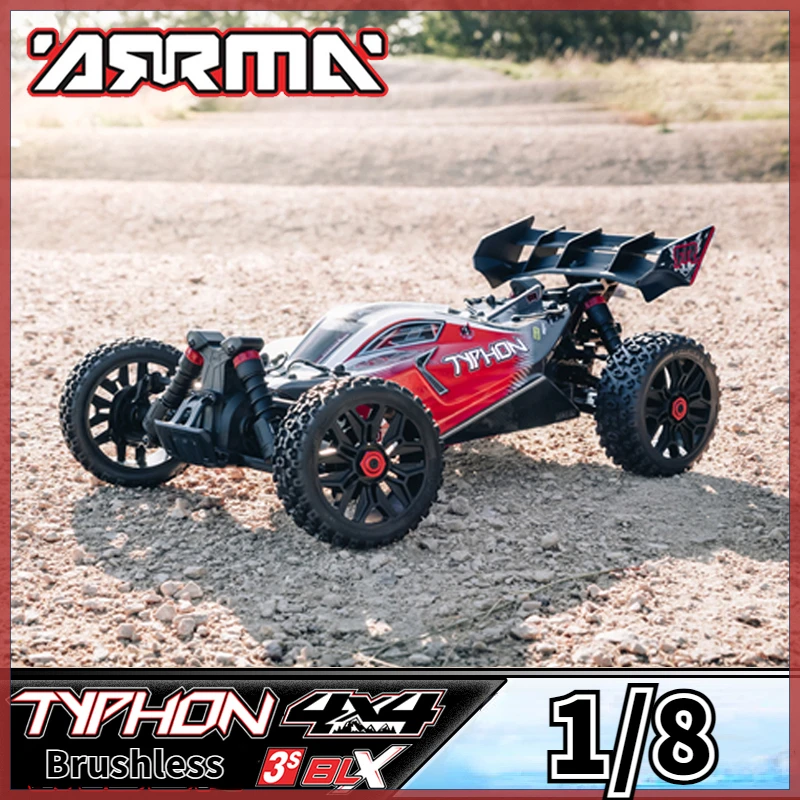 

ARRMA Typhon BLX V3 RC Car 1/8 3S Brushless 4WD High Speed Racing Off Road Electric Remote Control Buggy ARA8606V5 Model Toys