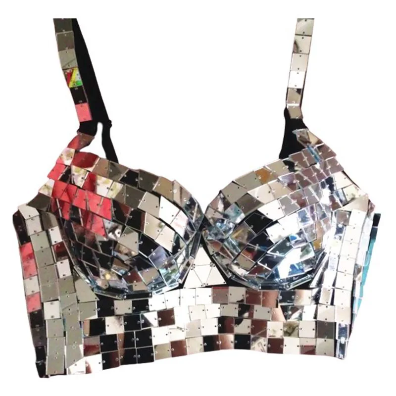 2025ฮาโลวีนCarnivalสุภาพสตรีกระจกเครื่องแต่งกายเต้นรําStage Performanceชุดเงาและแบบไดนามิกสวมใส่