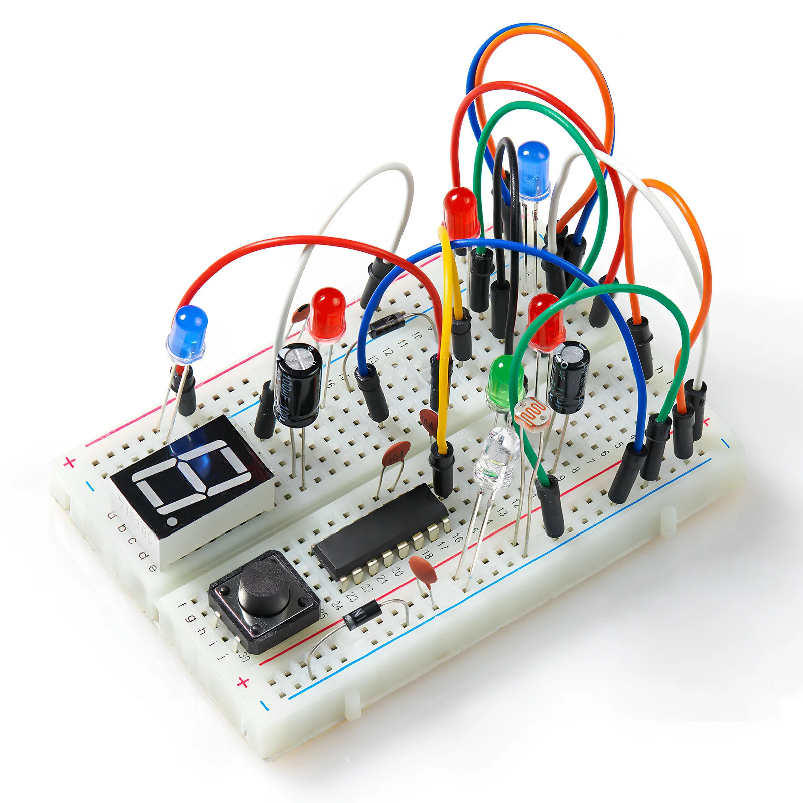 

Breadboard Jumper Wire Assorted Flexible For Pcb Prototyping Solderless Diy Electronic Components Bread Board Electronics