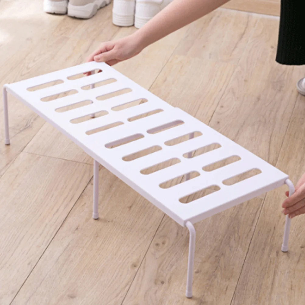 

Kitchen Space Saving Shoe Rack Layered Plastic Organizer For Living Room Dormitory Office Slim Storage Holder Combination