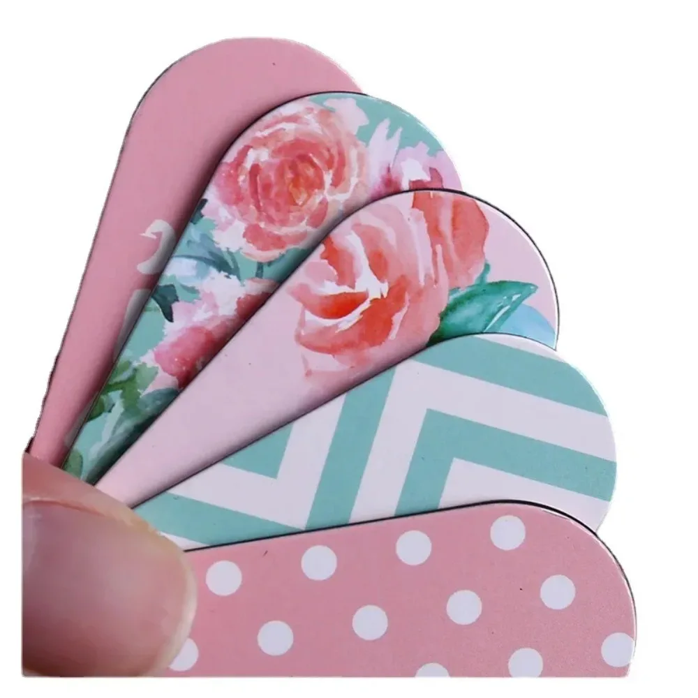 5 Stück Mucha magnetische Lesezeichen, klassische Zeichnungen, Geschenke, literarisch, personalisierbar, exquisite literarische Lesebuchseiten, Buchmarker