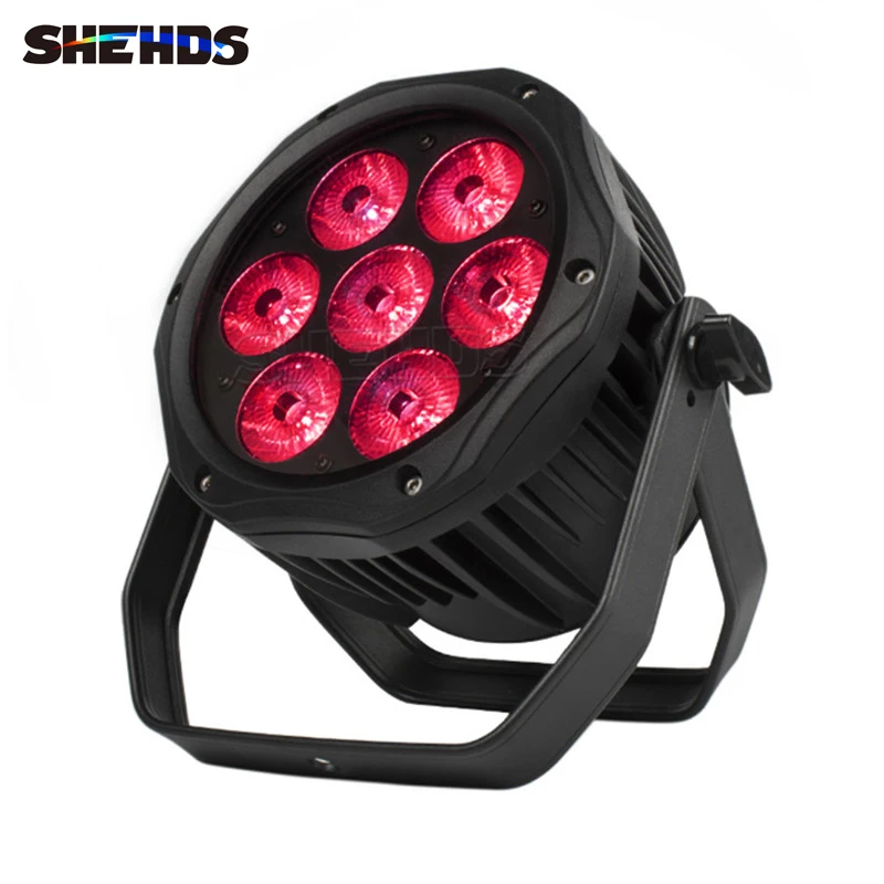 SHEHDS LED 파 라이트, 야외 DMX 제어, DJ 디스코 웨딩 교회 무대 스포트라이트, IP65 방수, 18x18W, 7x8W, 7x12W