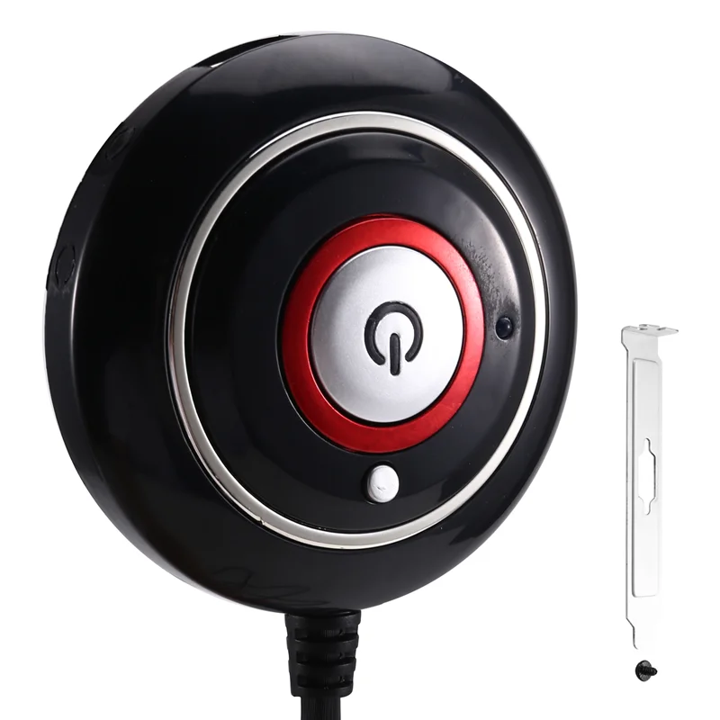 Computer Desktop Switch Button With Dual USB Port PC Motherboard External Power Button