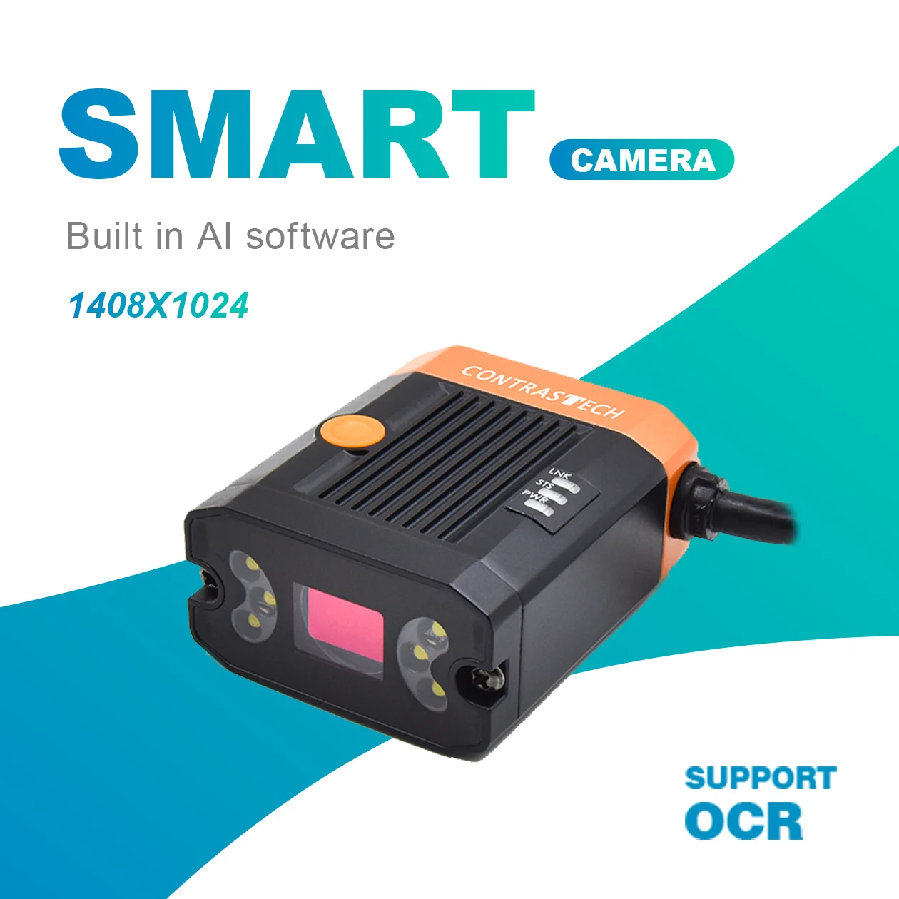 

1408x1024 60Fps Built in Algorithm OCR OCV AI Vision Camera For Automation System Controstech