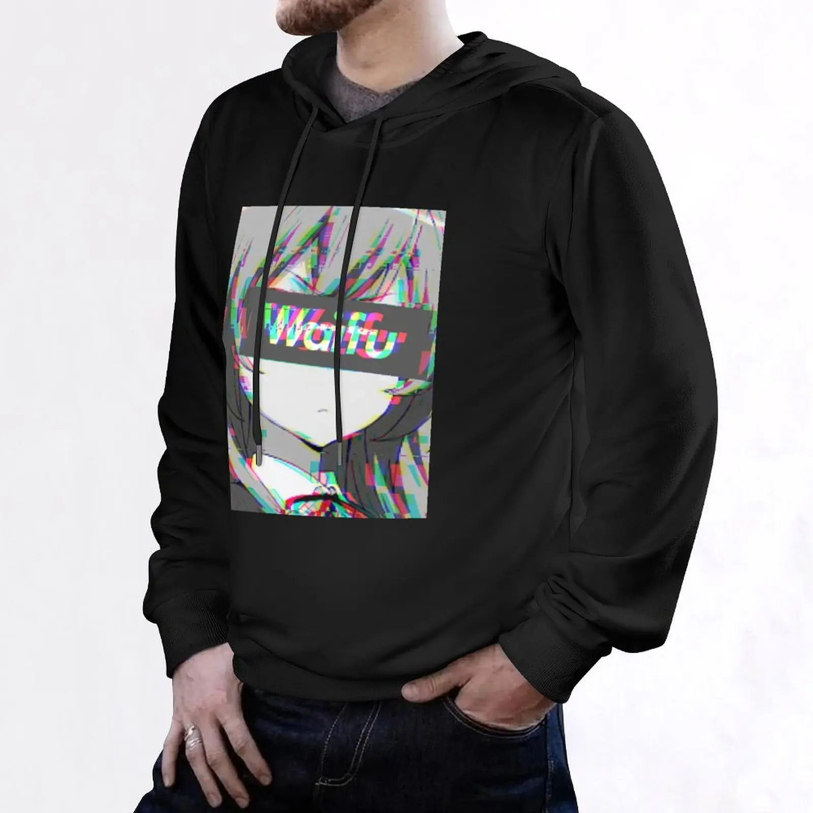 التايغا Waifu خلل هوديي الرجال قميص العرق مجموعة الرجال العرق قميص أنيمي الملابس الخريف سترة الرجال أنيمي هوديي