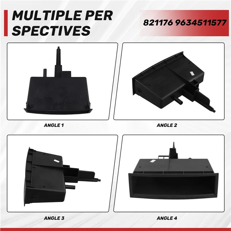 

New 821176 9634511577 For 307 3008 Dashboard Fascia Panel Glove Box Storage