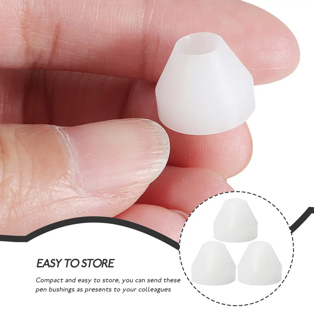 

20Pcs Non-Stick Wear-Resistant Pe Pen Bushings Insulation Bushing for Pen Turning Wood Turning Supplies Kits Pencil Project Kits