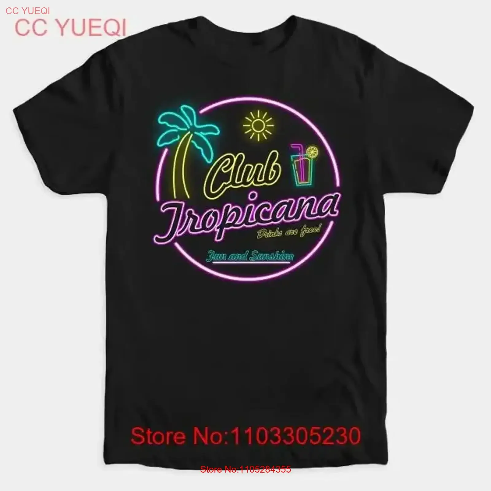 Club Tropicana Fantastic by 80s Pop Wham T Shirt George Michael Andrew Ridgeley vintage Washed Soft fashion Comfortable Unisex