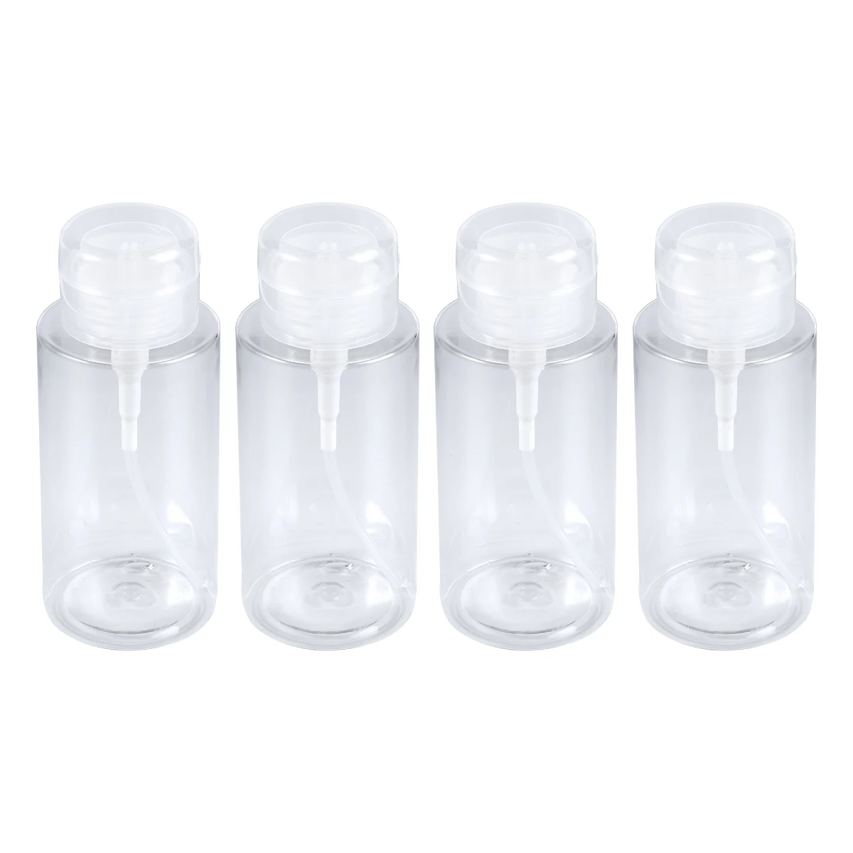 

4pcs Makeup Bottles Reusable Skincare Dispenser Makep Remover Bottle Travel Size Portable Container Plastic Bottle