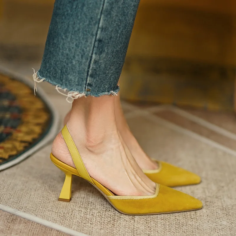 

Summer Women Sandals Sexy Transparent Heel Slippers Sandal Shoes Woman Thin High Heels Square Toe Sandal Lady Pump Shoes Mules