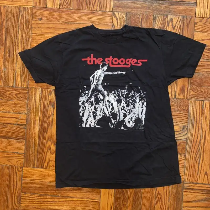The Stooges T Shirt 2008 Thousand Mile Music Iggy Pop Live Concert Band Tee