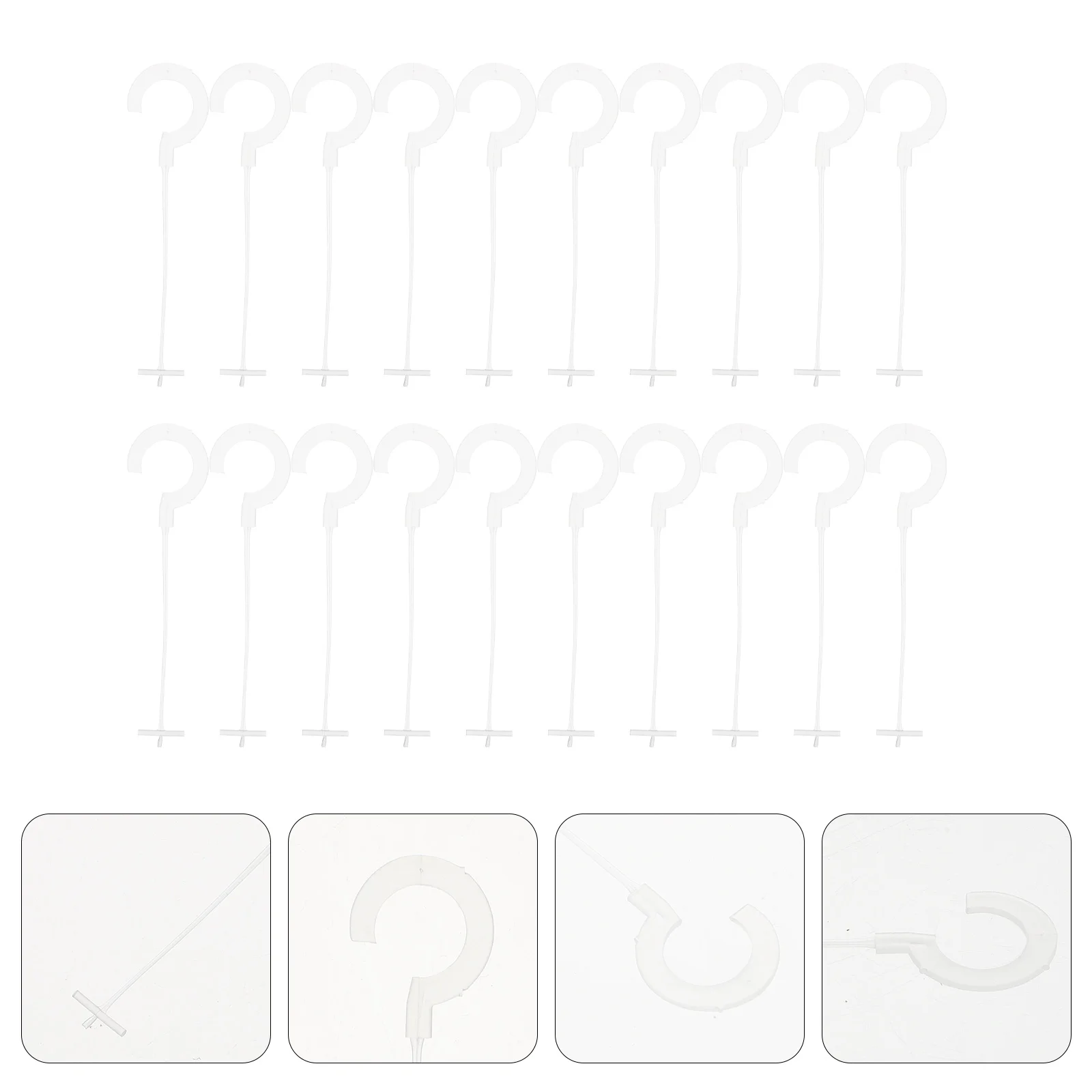 

5000pcs Round Glue Hanging Tag Needles Apparel Labels Price Buckle Fasteners Display Strings Craft Tags