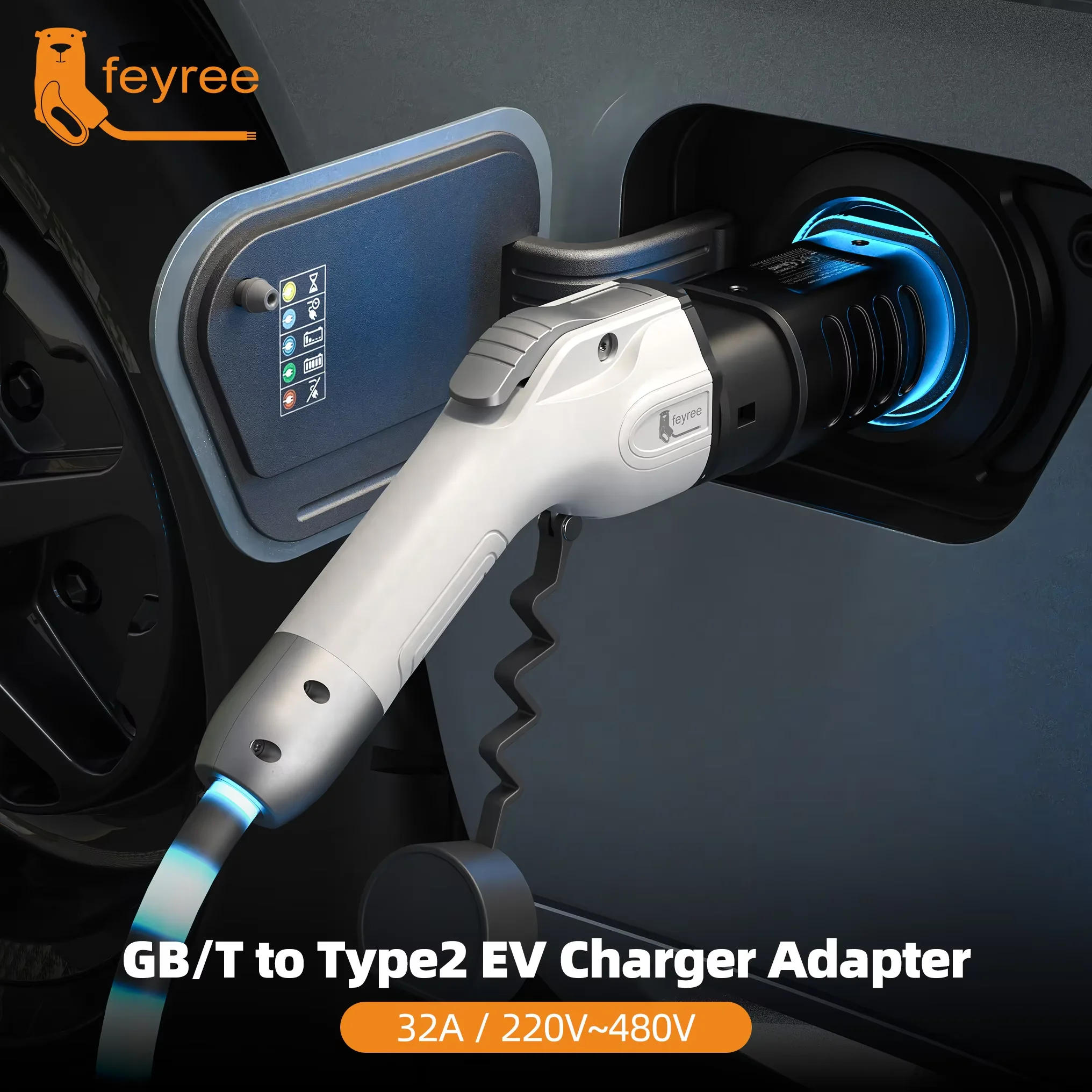 Адаптер для зарядной станции э – обзор и цена Ev Charger 7Kw Single Phase