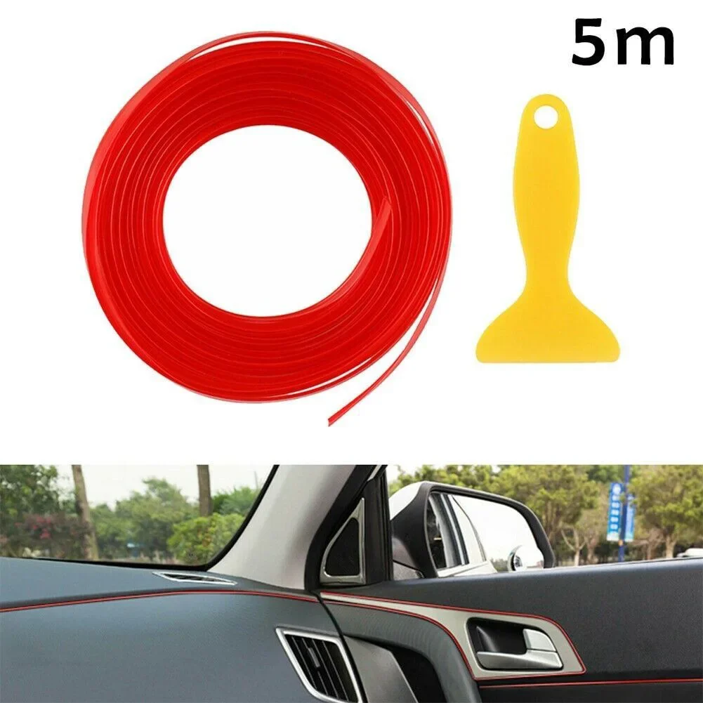 Car Door Panel For Edge Gap Molding Line Trim In Silicone Material For Interior Styling And Dynamic Appearance Enhancement