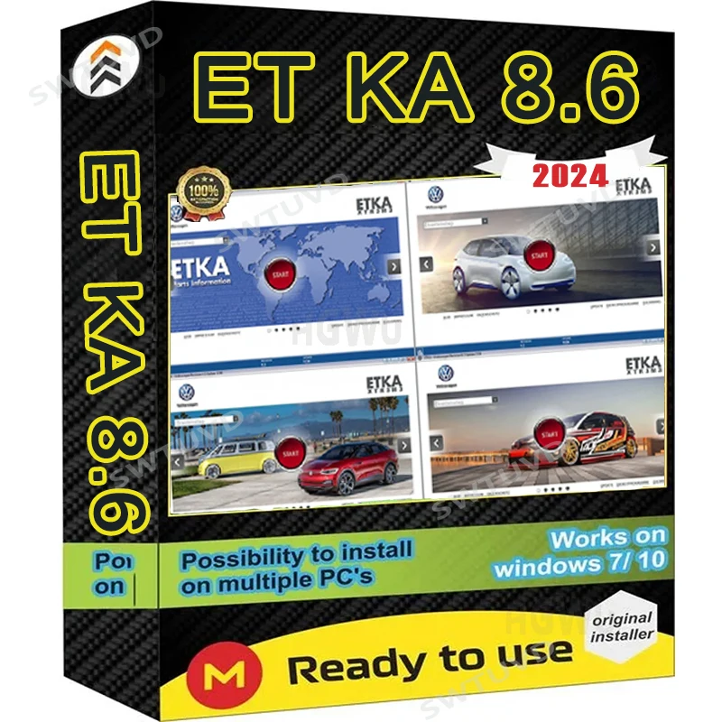 2024 ET KA 8.6 Group Vehicles Electronic Parts Catalog Support ForV/W+AU//DI+SE//AT+SKO//DA Auto Repair Software Elsa win 6.0