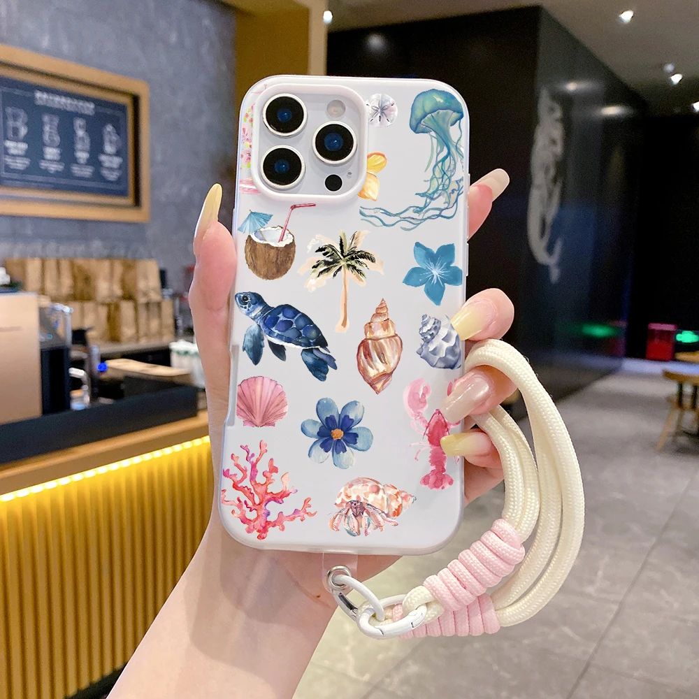 Telefoonhoesje van TPU met col - Lanyard Phone Strap recensie en prijs
