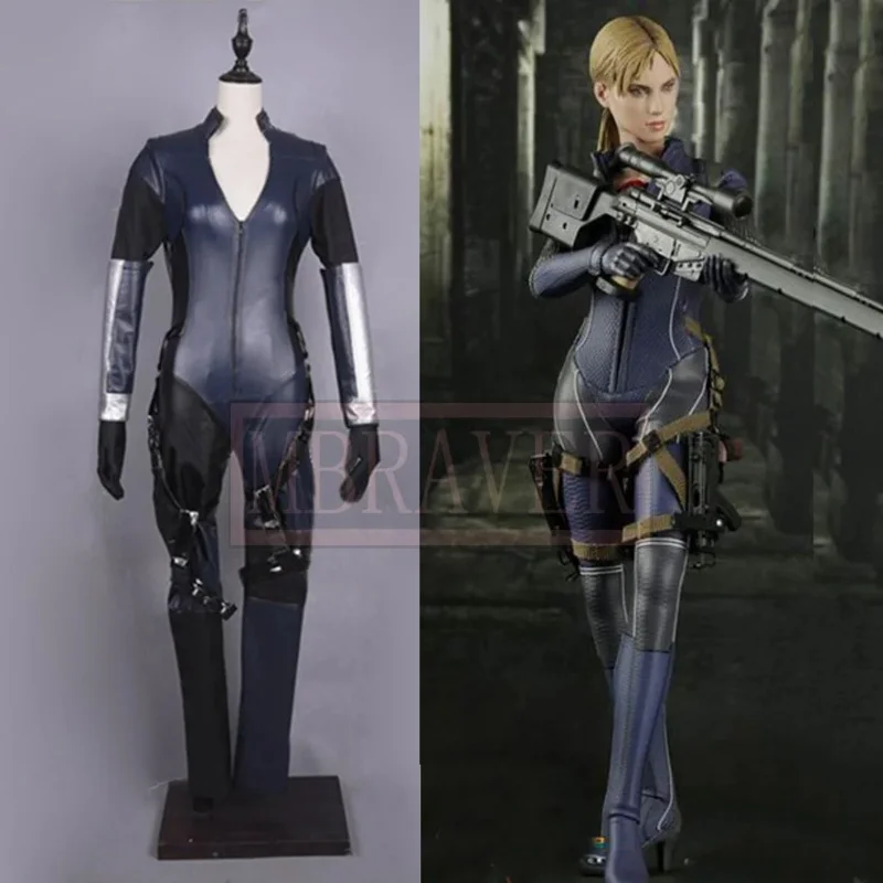 Jill Valentine Outfit Cos Cosplay Costume Halloween Uniform Outfit Custom Made Any Size