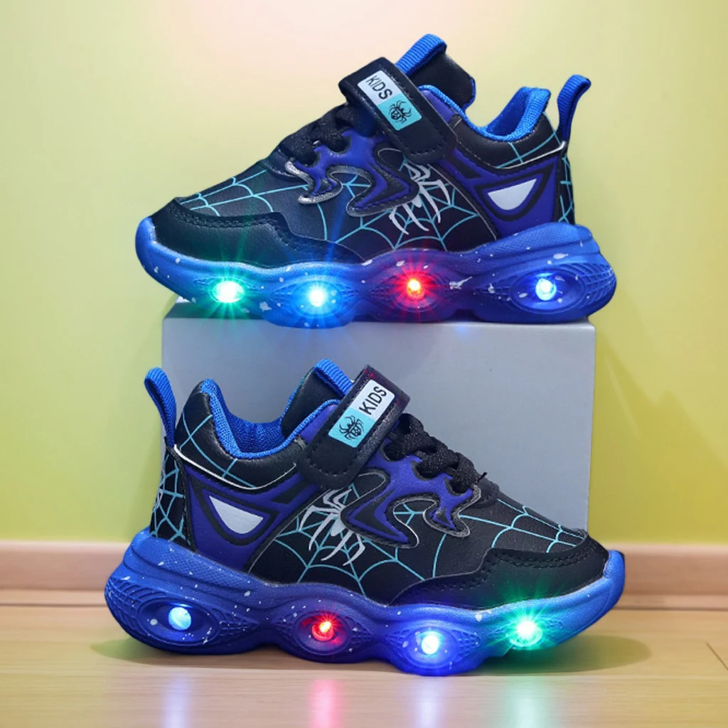 

Children's Autumn Led Light Shoes Fashion Sneakers Boys Casual Sneakers Girls Cartton Casual Shoes Breathable Kids Sport Shoes