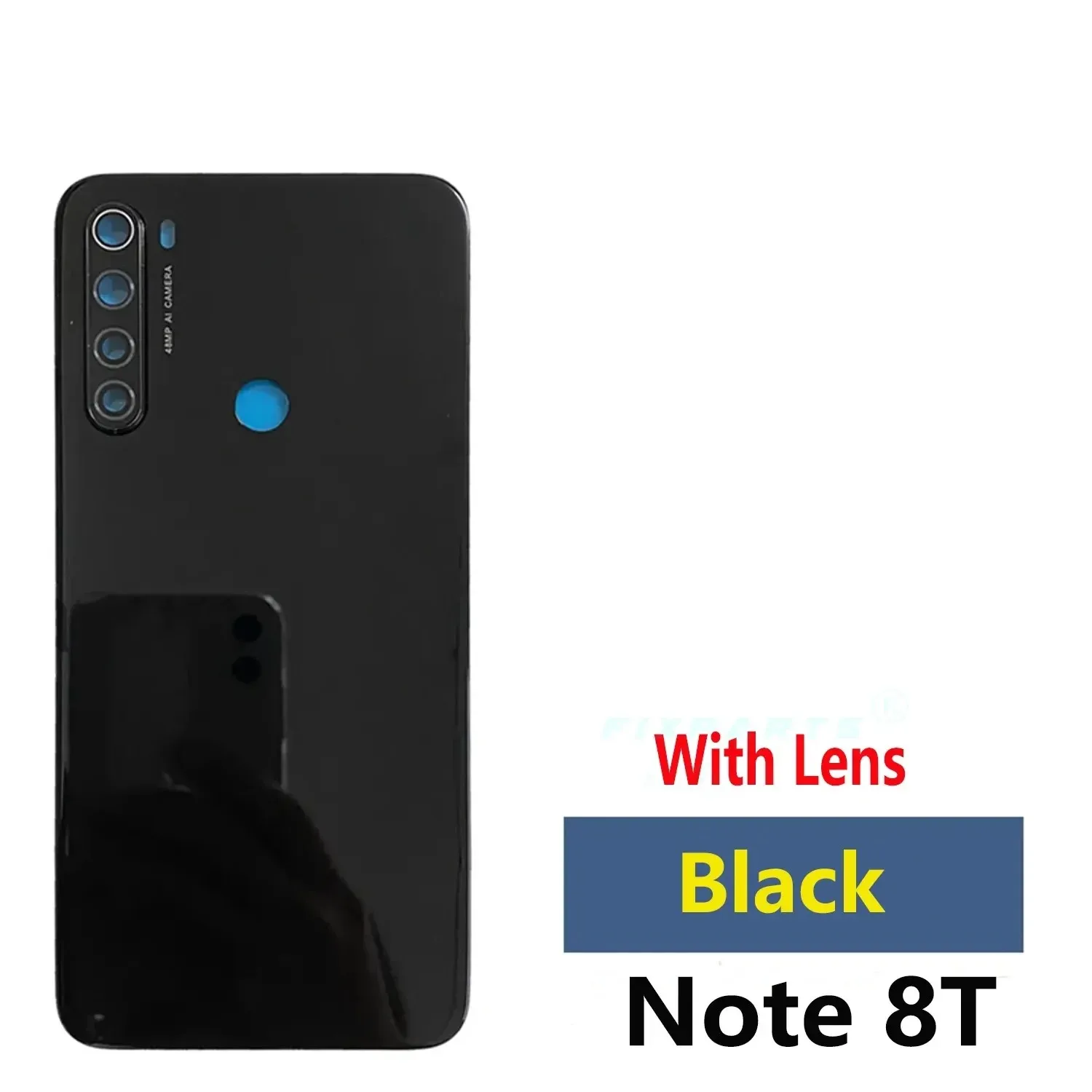 For Xiaomi Redmi Note 8 Pro Back Battery Cover Note8 Rear Housing Door Glass Panel Replacement For Redmi Note 8T Battery Cover